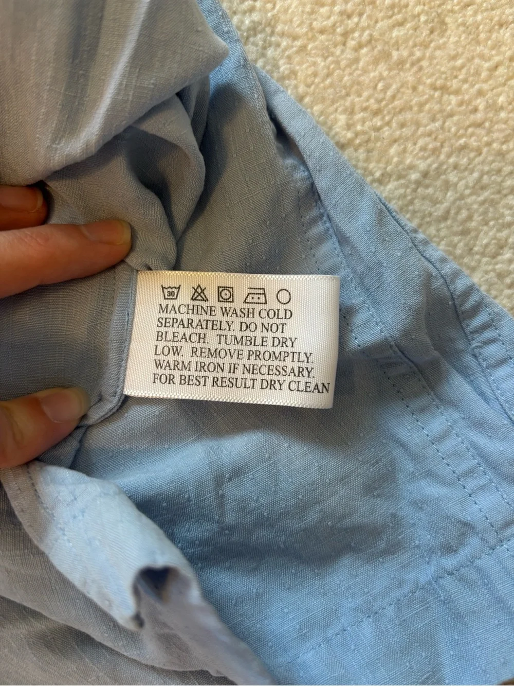 Nat Nast Men’s Light Blue Collared Button-down XL